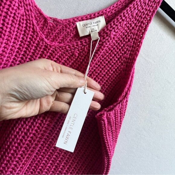 NWT Gentle Fawn Lizzie sweater knit tank top Sz XL - Picture 5 of 7